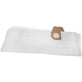 vhbw Lot de 5 sacs d'aspirateur en microfibre non tissée, compatibles avec Nilfisk/Alto/Wap Aero 840 A, 640, 70,5 x 24 cm, blanc