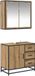 vidaXL Meuble de salle de bain lot de 2 chêne Artisan 65 x 33 x 60 cm