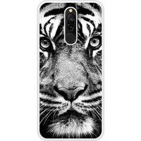 Xiaomi Redmi Note Tigre blanc et noir Verstevigd hoesje met sublimatie bedrukking