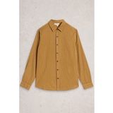 White Stuff Stripe Twill Shirt Light Tan Maat: XL