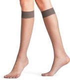 FALKE Seidenglatt 15 DEN kniekousen dames grijs - maat 35-38