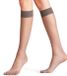 FALKE Seidenglatt 15 DEN kniekousen dames grijs - maat 35-38
