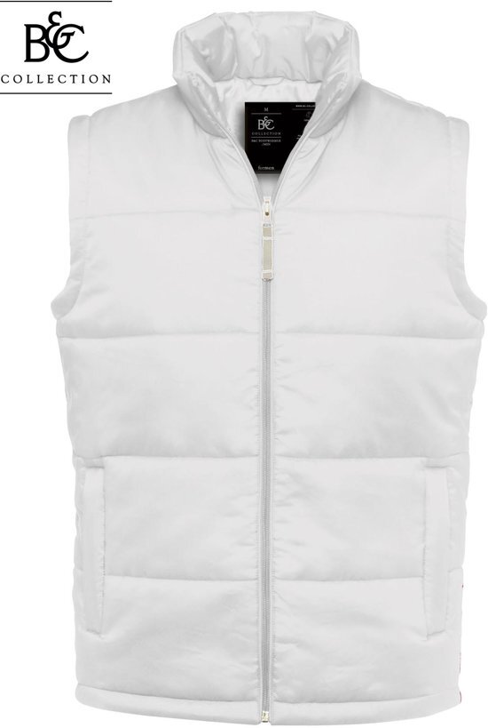 B&C Collection Heren Bodywarmer Maat S Kleur Wit