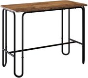 vidaXL Eettafel 100 x 50 x 75 cm Bewerkt hout Oud hout Rechthoekig