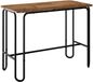 vidaXL Eettafel 100 x 50 x 75 cm Bewerkt hout Oud hout Rechthoekig