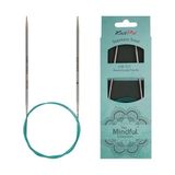 KnitPro 36075 rondbreinaald Mindful 3,00 mm 60 cm Engels, blauwgroen, 3 mm