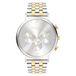 Liebeskind Berlin Chronograaf voor dames, ronde behuizing (40 en 36 mm), kwartsuurwerk, roestvrij staal of leren armband, 5 ATM waterdicht, modern design, verschillende kleuren, zilver/goud