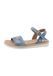 TOM TAILOR Sandalen blauw denim / zilver