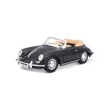 BBurago 18-22078 - Bijoux Collezione 1:24 Porsche 356B Cabriolet 1961 rood