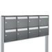 Allux Flow Set 4-Breed, 2-Hoog Op Statief Antraciet