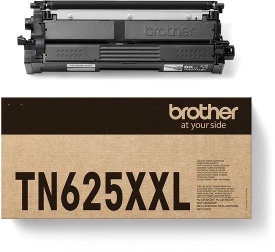 Brother TN-625XXLBK Zwart Tonercartridge