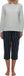 Schiesser Dames pyjama Cotton blauw gestreept / grijs