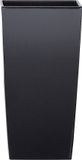 Prosperplast Bloempot/plantenpot Urbi met binnenpot - Antraciet - 40 x 40 x 75 cm - Kunststof