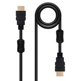 Monkey Ladder HDMI-kabel V1.4 High Speed Ethernet met Ferriet/HEC A/M-A/M stekker stekker zwart 3 meter