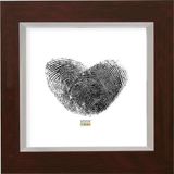 Deknudt Frames S41NH4 Fotolijst 20x20 cm bruin met zilverbies