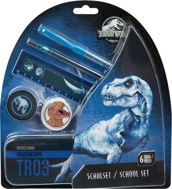 Undercover - Jurassic World Schoolset 6-Delig - Multicolor