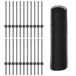 vidaXL - Zeshoekig gaashek met palen 50 x 0,6 m PVC-coated staal grijs