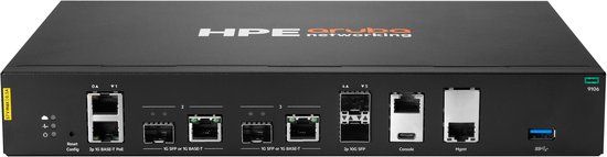 HPE Aruba Networking 9106 (RW) - Gateway - hybride - 6 poorten - 10GbE - 1U - beheerd in Cloud - desktop