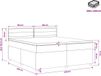 vidaXL Boxspringbed met matras, taupekleurig, 200 x 200 cm, met stoffen bekleding