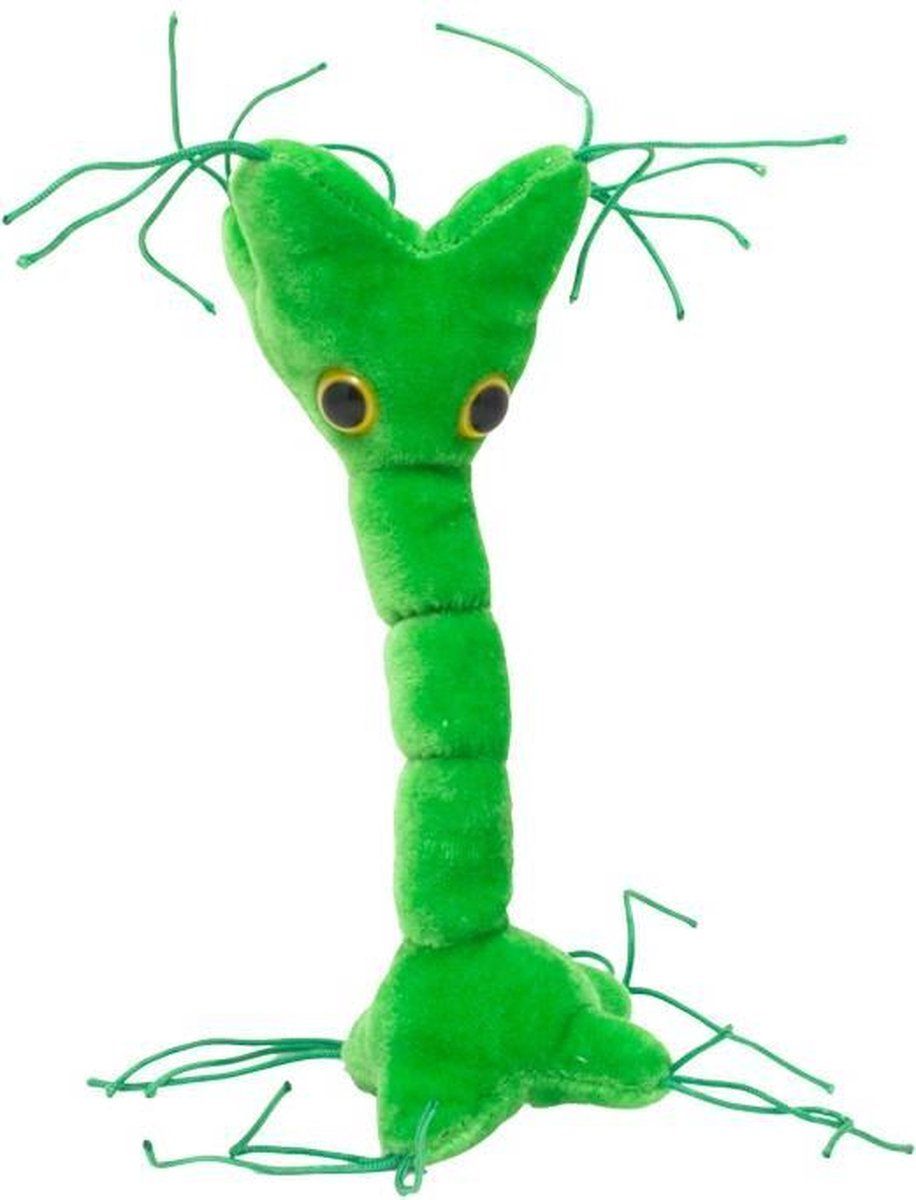 Giant Microbes Nerve Cell Plush Doll - Groen