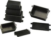 HQ Products BEHUIZINGEN MET MONTAGEGATEN EN KABELUITSPARINGEN - ZWART 82 x 57 x 31.5mm (G1019)