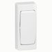 Legrand 086084E schakelaar met drukknop, smal, 2300 W, 230 V, 10 A, wit