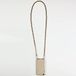 Gehard Xiaomi Redmi Note 12 4G Gehard Glas Versterkte Transparante Hoesje Gouden Platte Metalen Lanyard/Koord