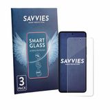 Savvies 3 Stuks Screenprotector - Geschikt voor OnePlus Nord CE 6 Lite - Beschermfolie Glas Transparant