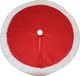 HEITMANN DECO - Ronde stoffen boomdeken - bescherming tegen dennennaalden - dennenboomonderlegger - Kerstmis - rood, wit