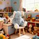Sunkid Pluche Olifant Zittend 60cm