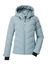 killtec KSW 31 Wmn Ski Qltd Jckt dames Ski-jack/gewatteerde jas/functionele jas in donslook met capuchon en sneeuwvanger