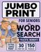 Jumbo Word Search for Seniors - Peaceful Moments: 30pt Extra Large Print Puzzles Inspired by Nature, Peaceful Moments & Quiet Joys