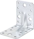 Alberts 820077 Zware hoekverbinding | sendzimir verzinkt | 90 x 90 x 65 mm | Set van 25