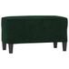 vidaXL Bankje 70x35x41 cm fluweel donkergroen