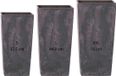 Prosperplast Urbi Square Effect Bloempot 3 stuks 11,4/19/35 liter Antraciet Kunststof