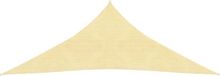 vidaXL Zonnescherm HDPE Driehoekig 3,6x3,6x3,6 m Beige