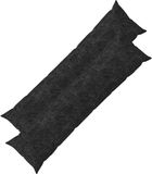 vidaXL - Kussensloop - 2 stuks - HEERLEN - Antraciet - 40 x 145 cm - Katoensatijn
