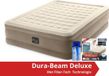 Intex Ultra Plush - Matelas gonflable - 2 personnes - Pompe à moteur intégrée - Beige