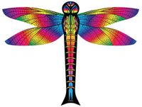 conquerair Vlieger Dragonfly 140 cm Meerkleurig Polyester Beginner Eenlijner Kinderen