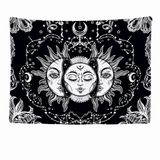 Ulticool Wandkleed 200x150 cm - Zon Maan Tarot Kaarten Astrologie Heksen