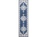 Safavieh Traditioneel Geweven Binnen Vloerkleed, Brentwood Collectie, BNT865, Navy & Creme, 61 X 244 cm