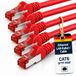 1aTTack.de 5x 10m Cat 6 SFTP Patchkabel Rood