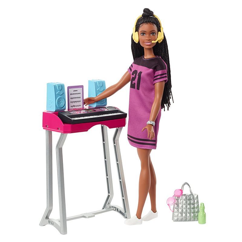 Barbie Big City, Big Dreams “Brooklyn” Doll & Music Studio Playset - GYG40