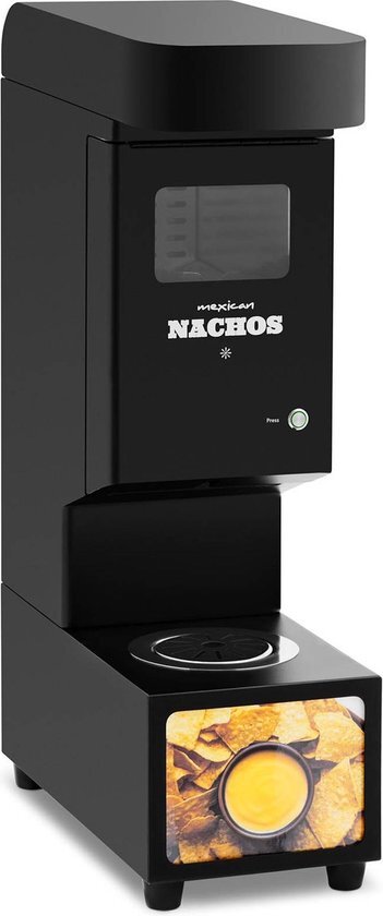 Royal Catering Professionele sausdispenser - Nacho kaas - retro design - 4.8 l - 55 - 80 °C - zwart -