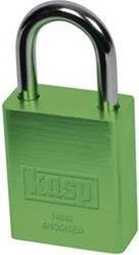 Kasp K14040GRED Hangslot 38 mm Verschillend sluitend Groen