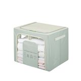 Opbergdoos 50 x 40 x 40 cm dubbele ritssluiting groene tekst