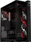 ASUS ROG Cronox ARGB - Mid tower spelen - uitgebreide ATX - zijpaneel met raam (gehard glas) - geen voeding - USB/Audio