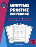 Writing Practice Workbook: Grade 6