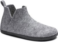 Birkenstock Andermatt Shearling WZ Narrow Pantoufles - Gris Clair - Taille 36