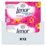 Lenor 12x Droogtrommeldoekjes Sparkling Bloom 34 stuks